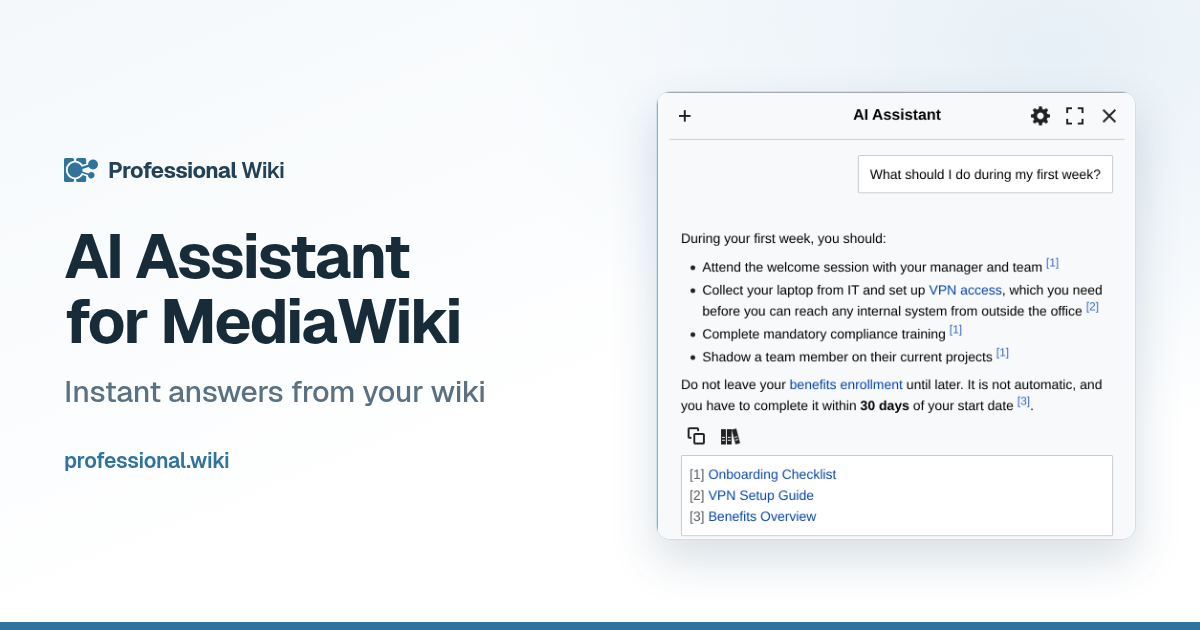 AI Assistant for MediaWiki